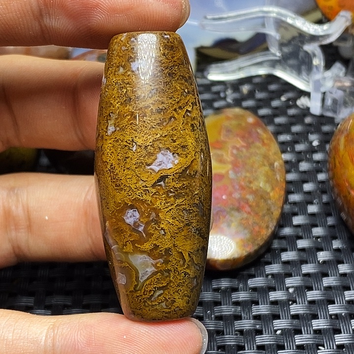 金***9玛瑙/玉髓未镶嵌颈饰