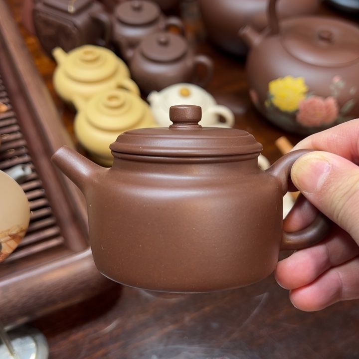 风***淡紫砂茶壶宜兴紫砂壶