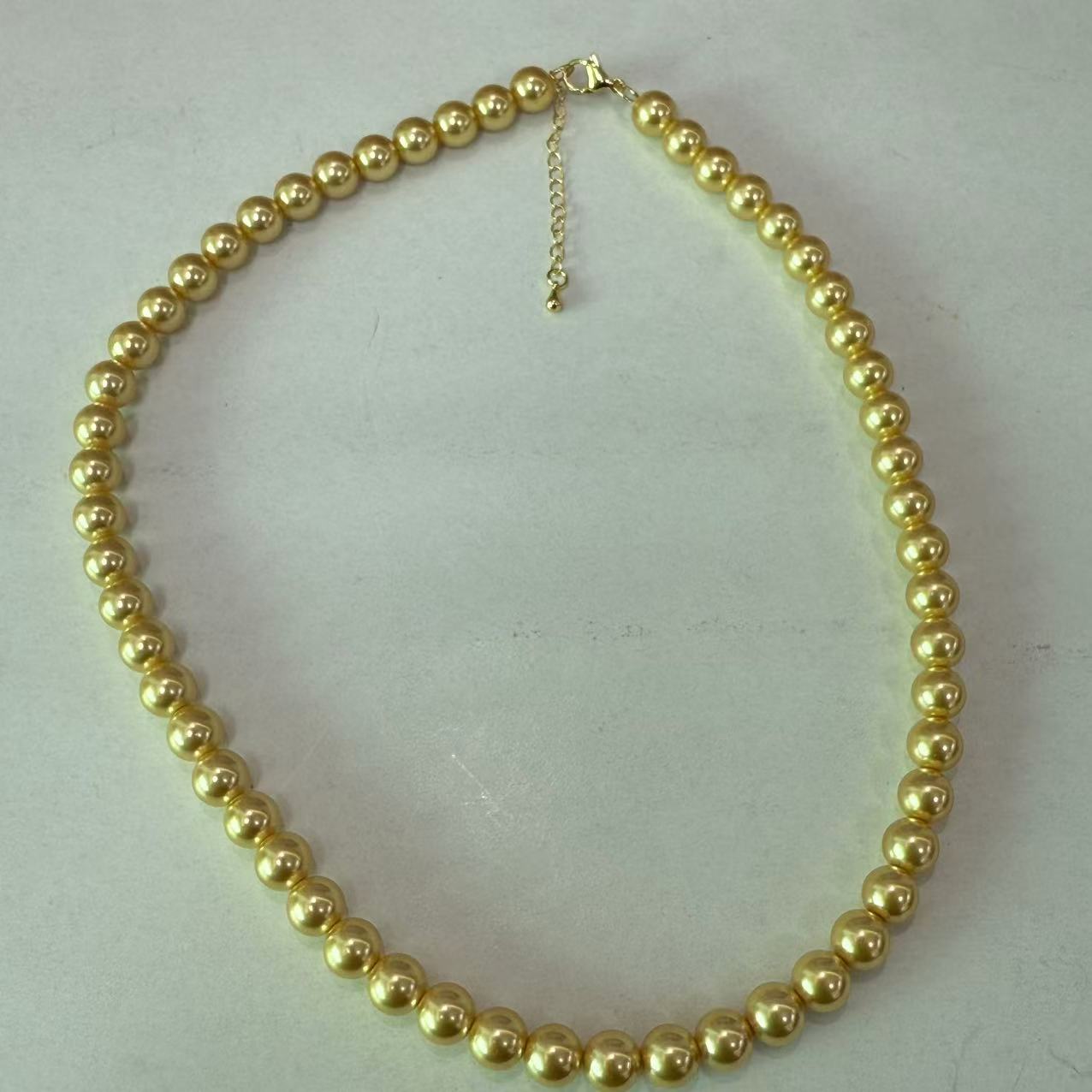 非金属仿珍珠吊坠 金色颈饰*（多样性发一件）