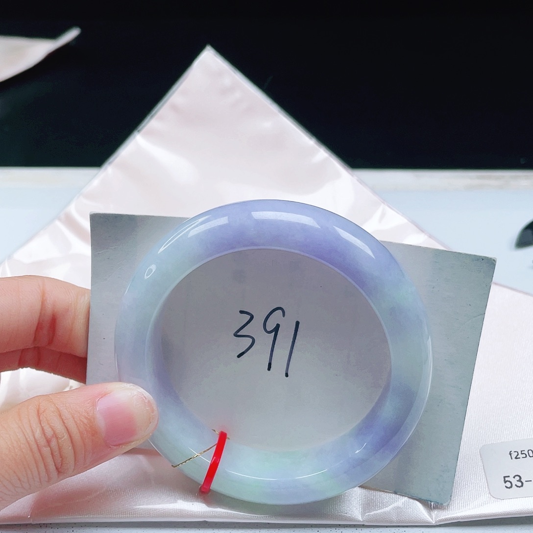 翡翠未镶嵌手镯53正圈