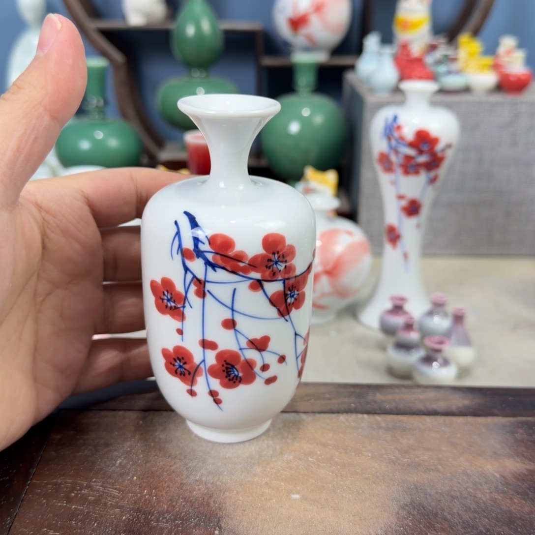 陶瓷手工小花器摆件