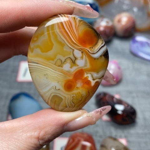 玛瑙/玉髓珠宝奇石未镶嵌蔚*