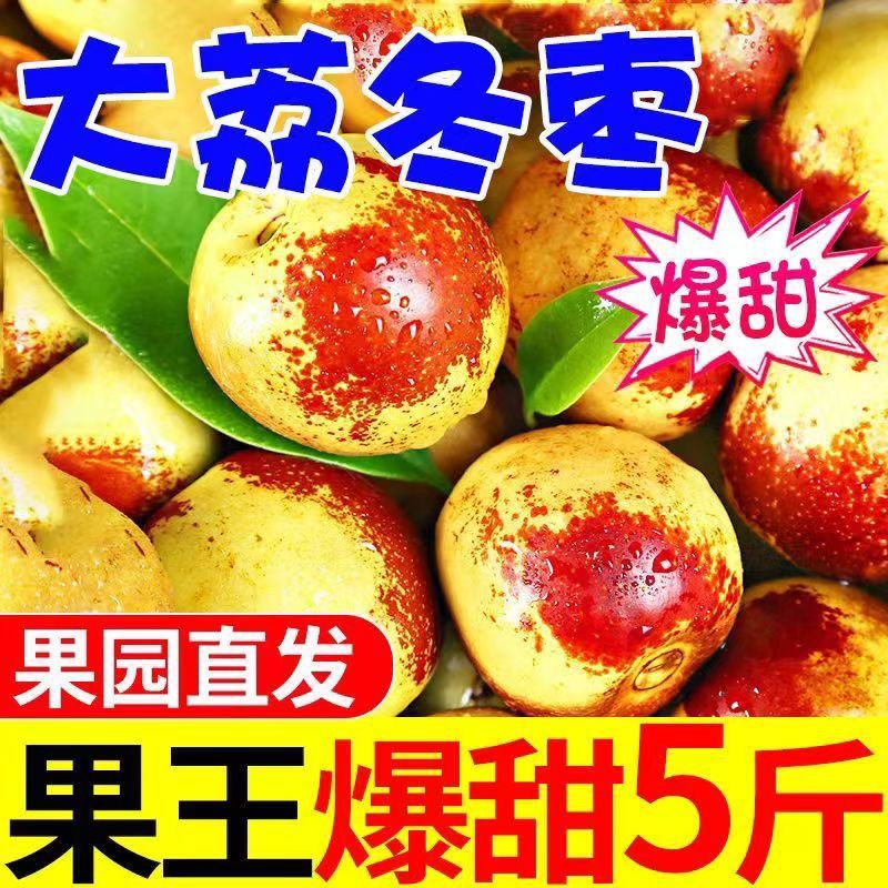 【2025头茬】陕西大荔冬枣新鲜脆甜冬枣青枣特级鲜枣孕妇水果批发
