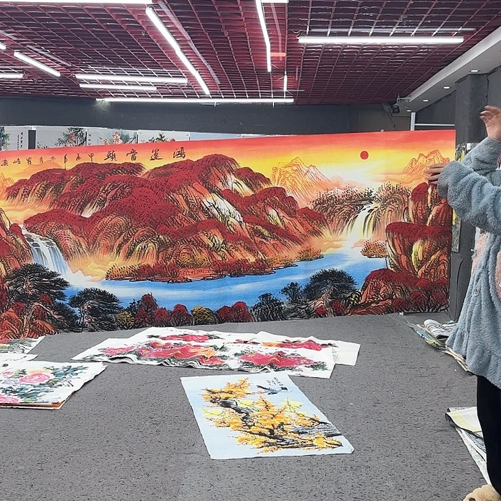 国画无毛和被绒毛或被