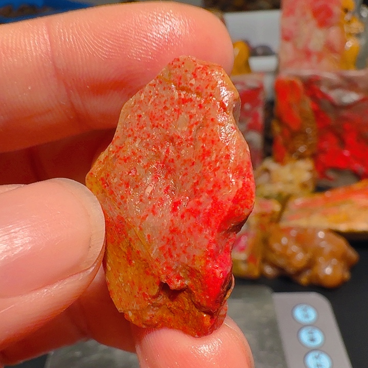 金***子昌化石印石昌化鸡血石