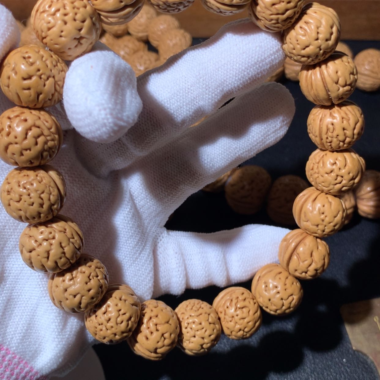 【闪购商品】桃核手串肌肉奶豆16尺寸