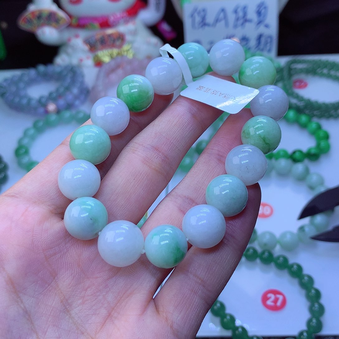 翡翠毛衣链未镶嵌