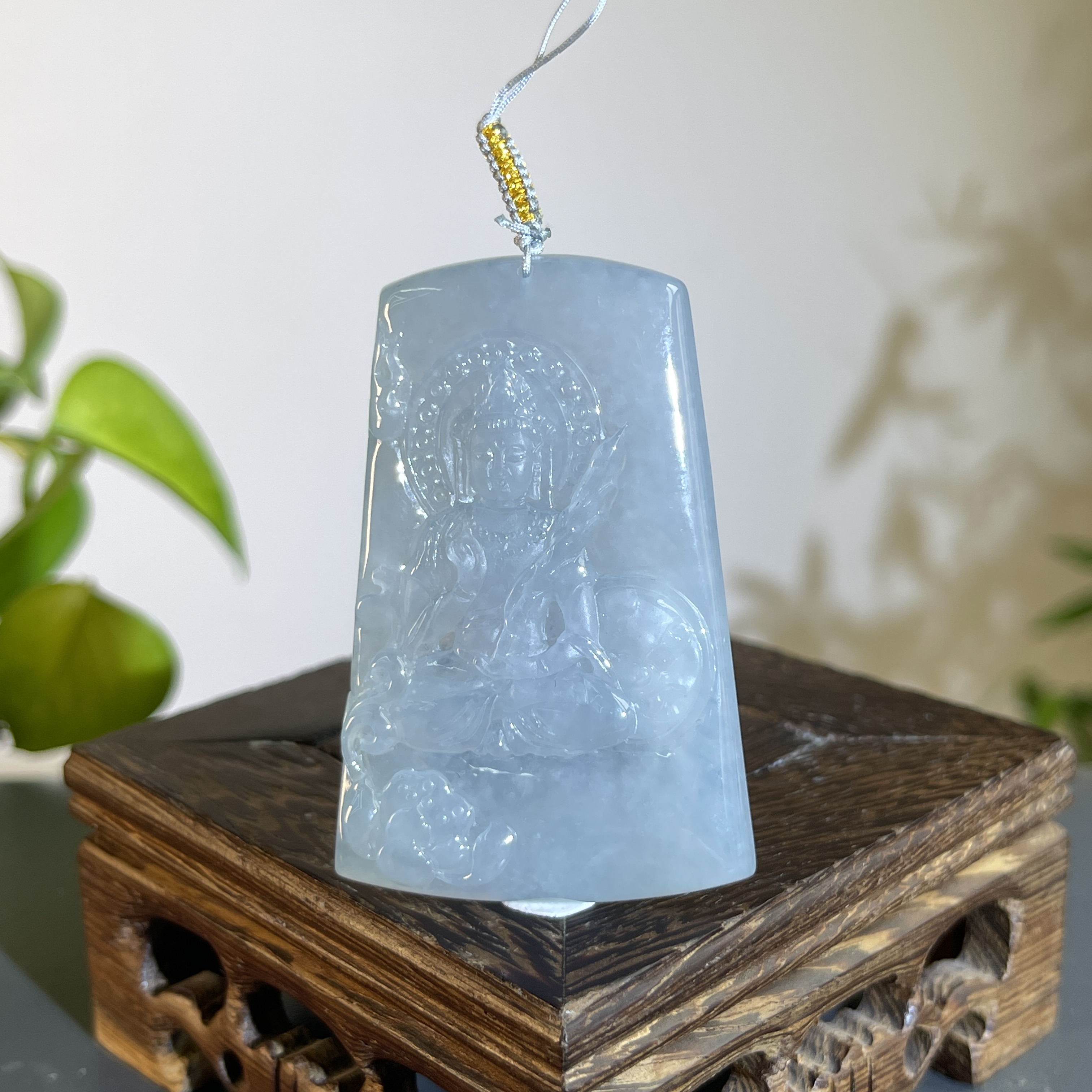 JCB23-87   天然缅甸A货翡翠   虚空藏