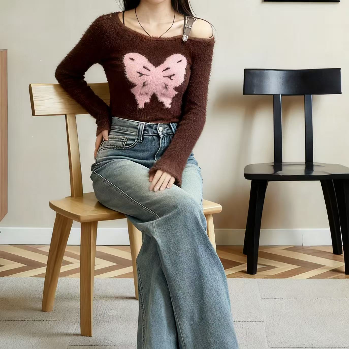 【多款式毛衣针织】修身毛衣显瘦气质时尚秋冬短款毛衣针织百搭