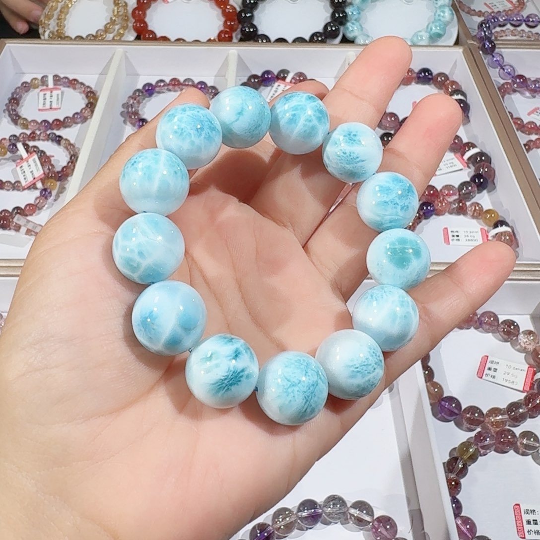 未镶嵌手链水晶16.2mm海纹石手串