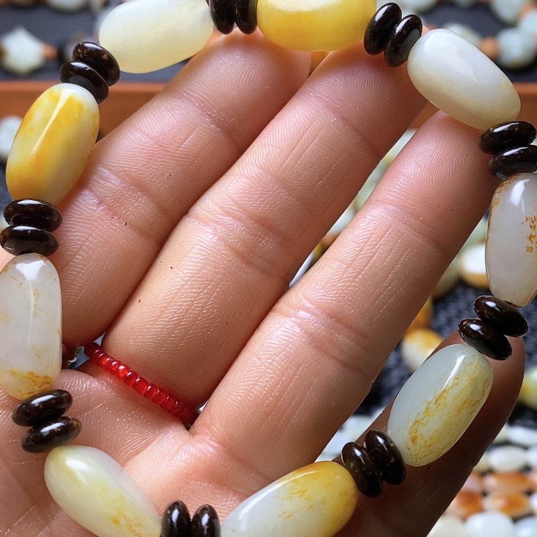 和田玉手链未镶嵌