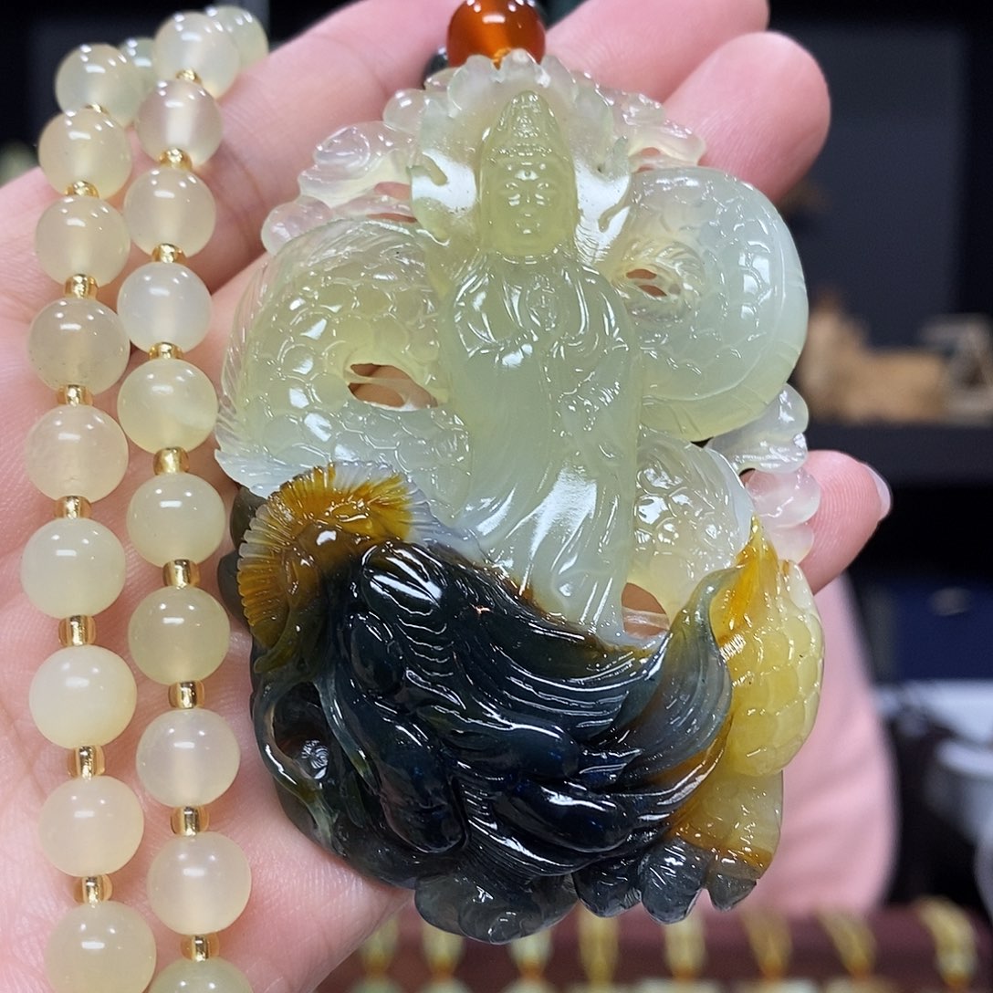 岫玉挂件吊坠未镶嵌