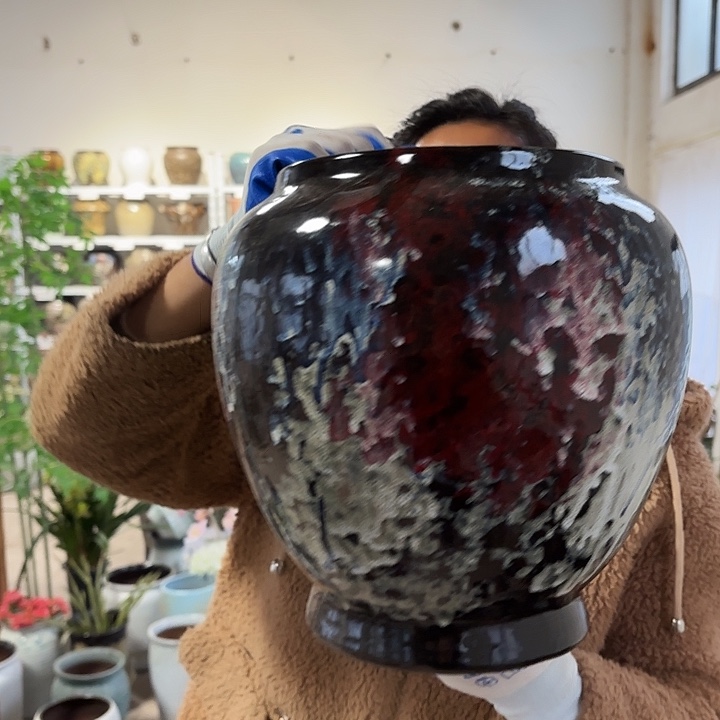 正品高31口20花盆