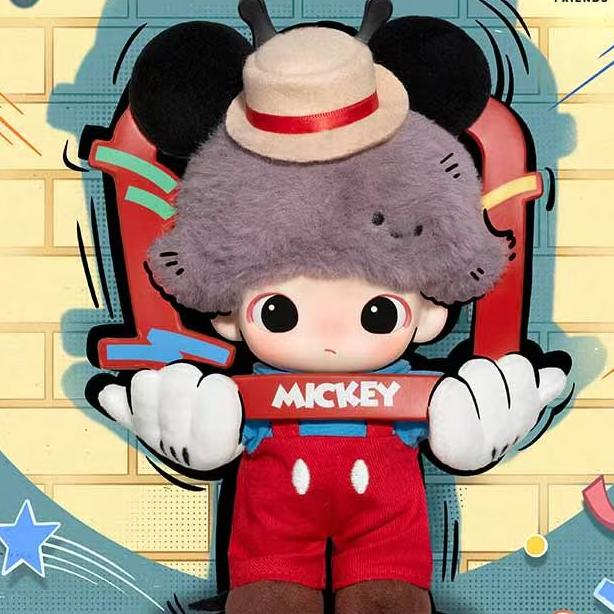 【代拆】DIMOO WORLD × 迪 士 尼 系列搪胶毛绒盲盒钥匙扣