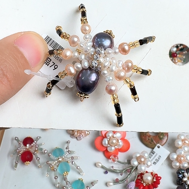 未镶嵌胸针淡水珍珠