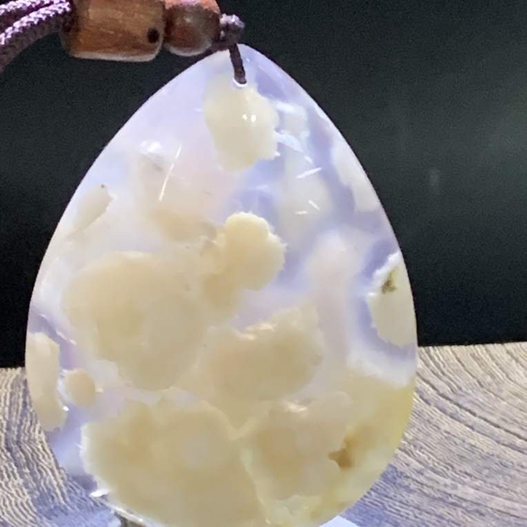 樱花玛瑙水滴吊坠挂件4775尺寸52/39/10