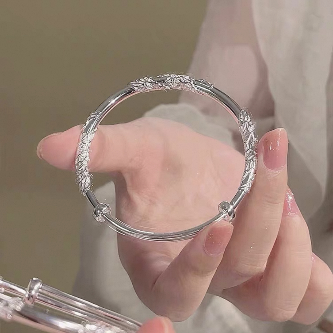 足银手镯999.9【团单】