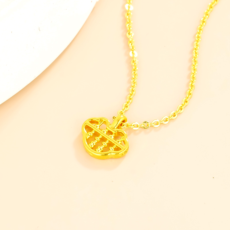 【思思专享】 足金999饰品 如意算盘配件 （赠合金链）BP 5110