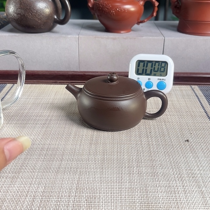 三***材紫砂茶壶宜兴原矿手工紫砂壶