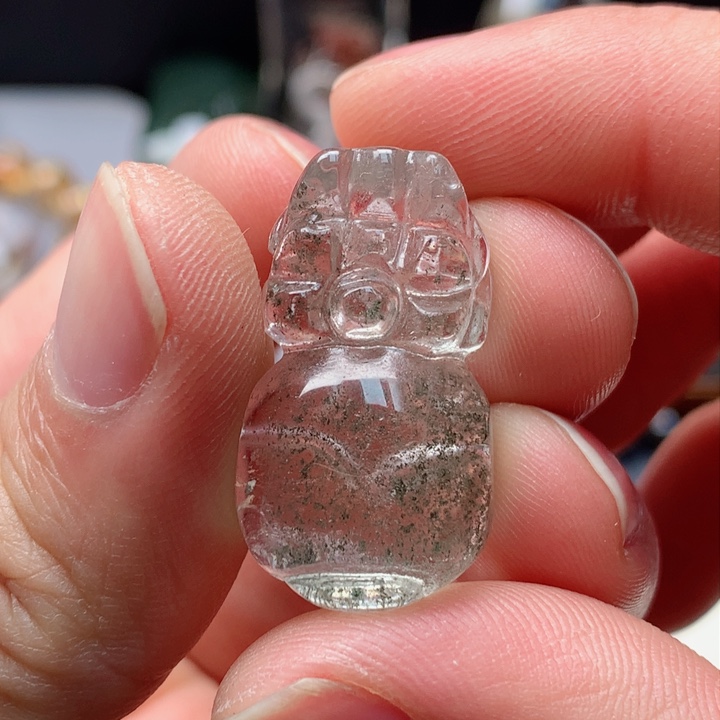 水晶手串未镶嵌吊坠