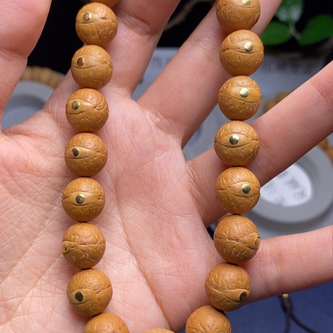 吊坠凤眼菩提11.5手持铜