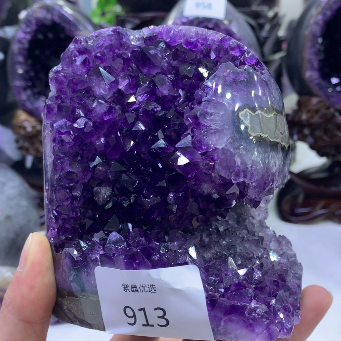 水晶紫水晶未镶嵌913