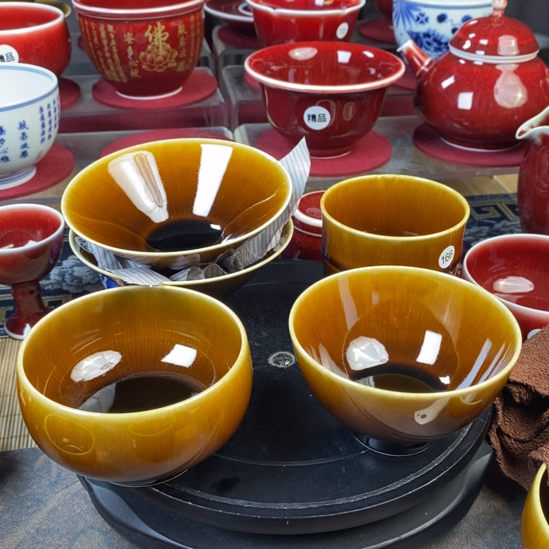 【闪购商品】心***茶景德镇名陶坊原矿郎红