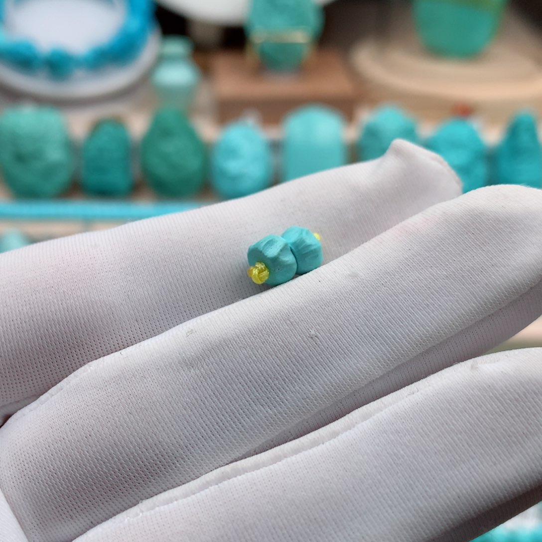 绿松石珠宝奇石未镶嵌