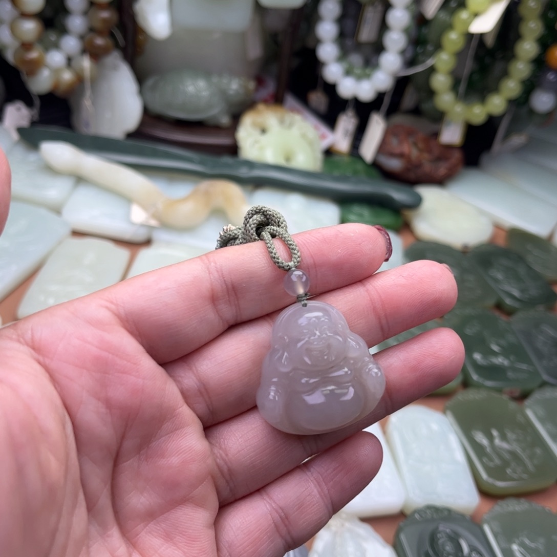 和田玉未镶嵌吊坠(不含链)