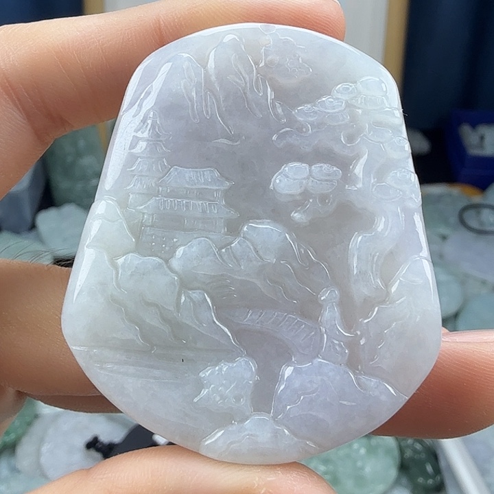 翡翠未镶嵌颈饰翡翠