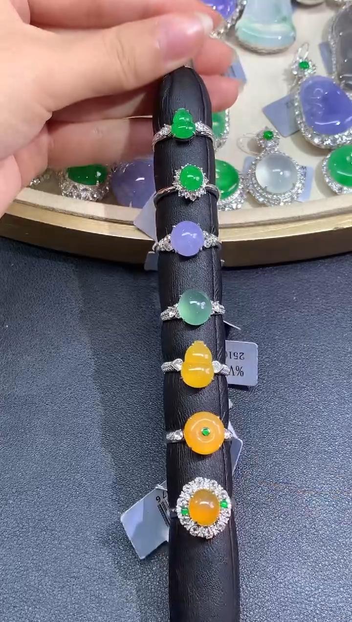 【彩虹盘】翡翠-18K金-多样性发一件-YT008|CXQ21