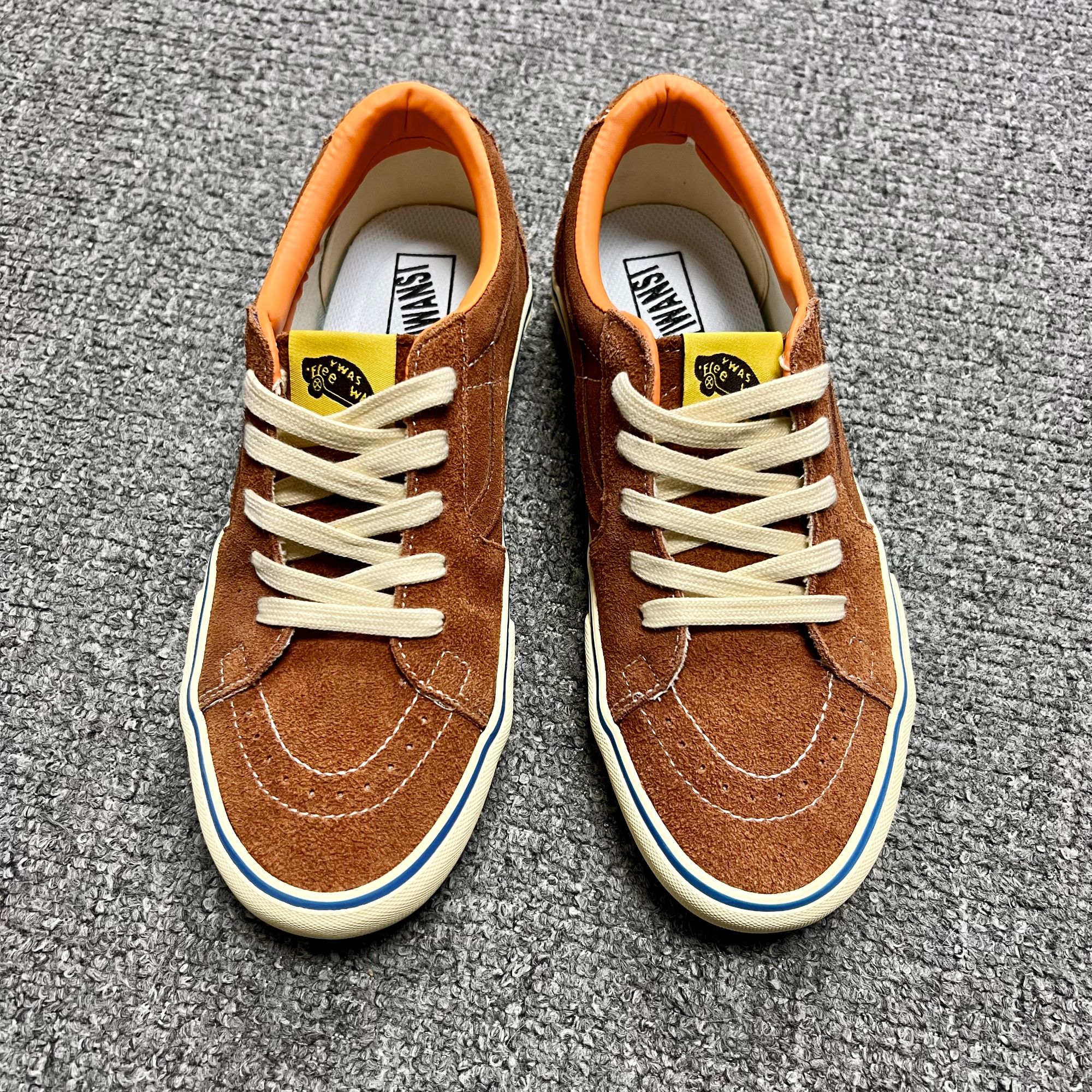 棕色复古美式低帮板鞋联名款情侣百搭休闲鞋个性好看街拍男女潮鞋