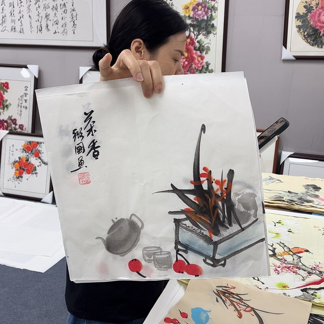 国画宣纸国画纯手绘作品