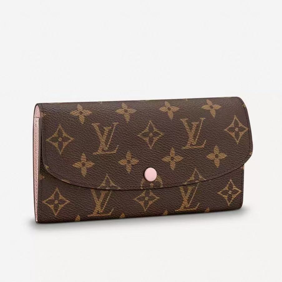 95新 LouisVuitton/路易威登 【诗诗】粉豆豆钱包长款/BG23007177