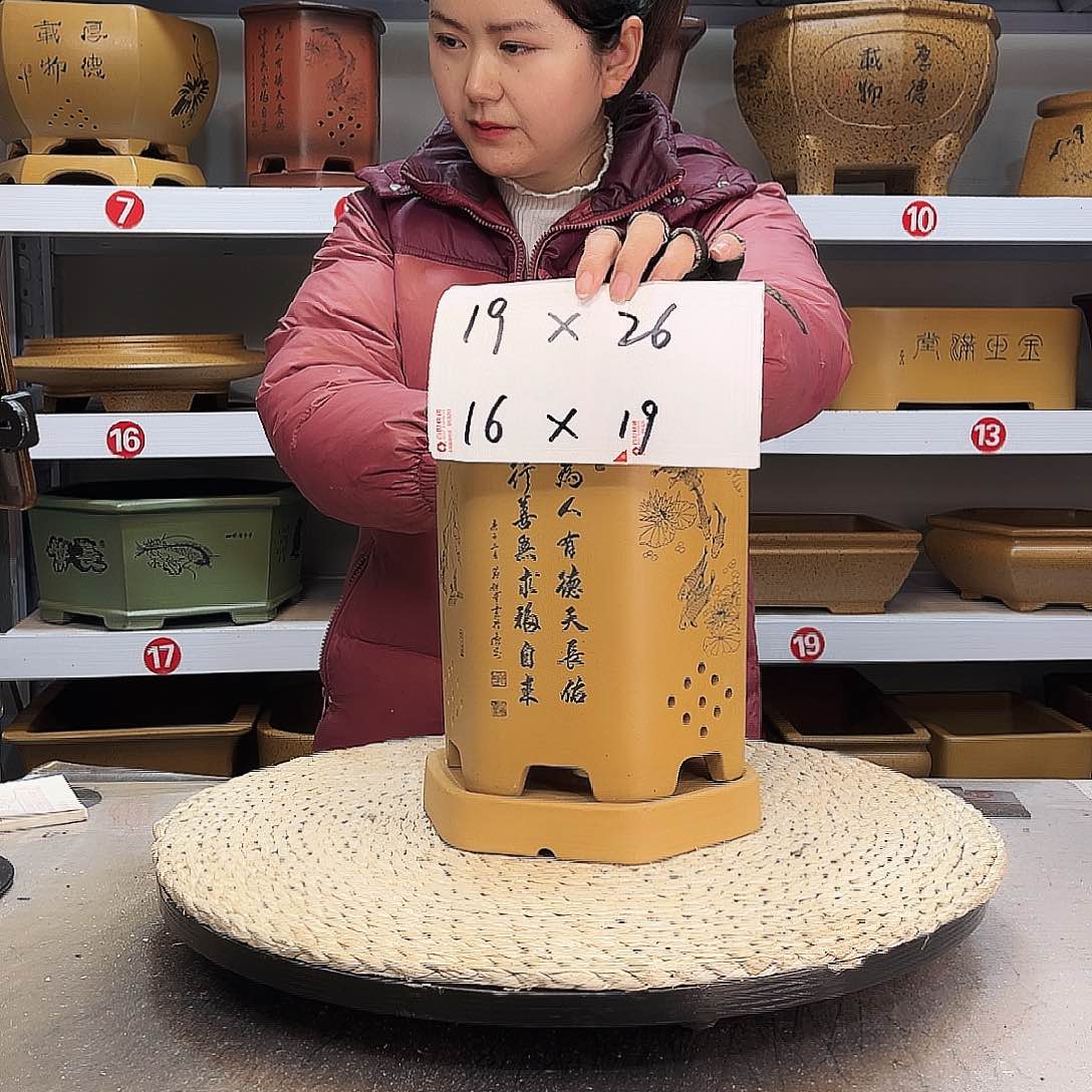 紫砂花盆紫砂花盆