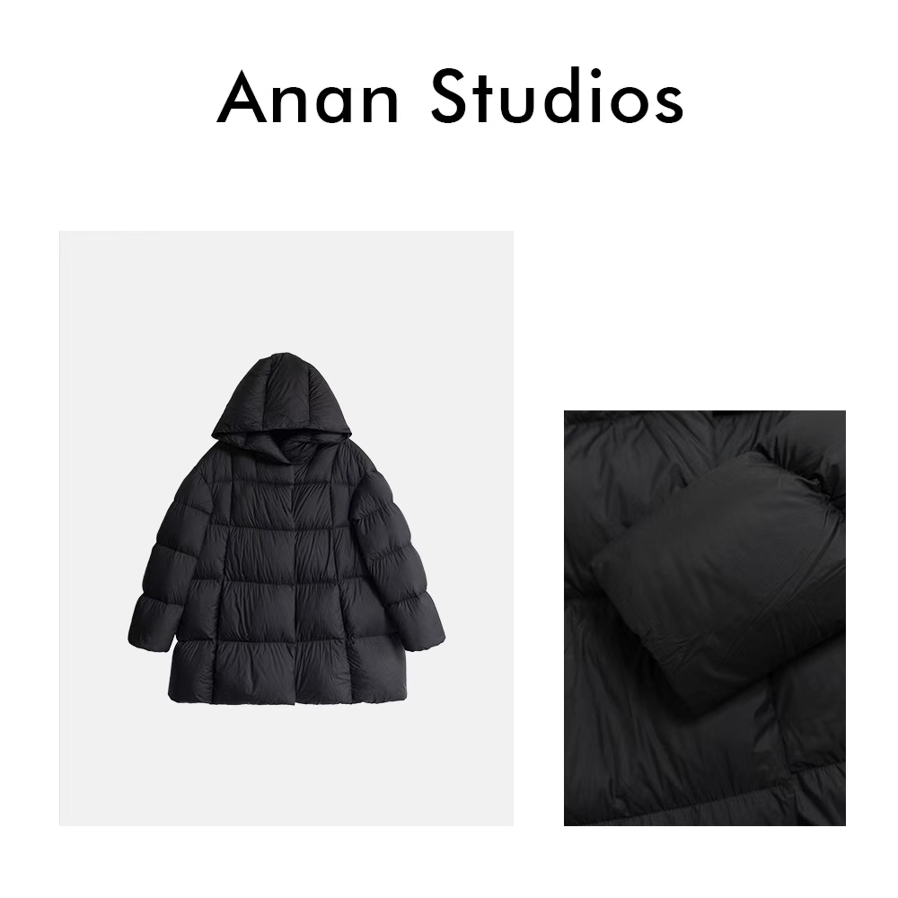 Anan Studios【泡芙系列】保暖连帽设计白鹅绒服 充绒量高 9635♥