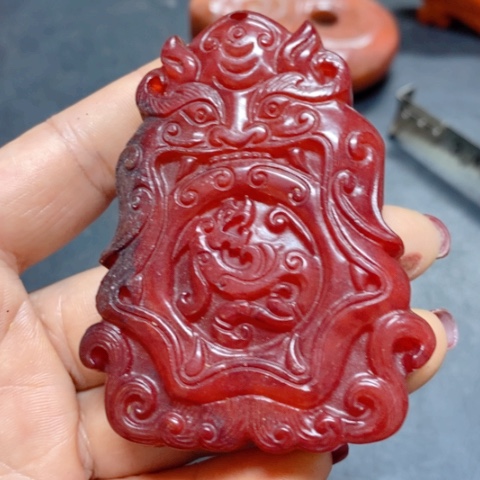 紫金钵盂菩提吊坠