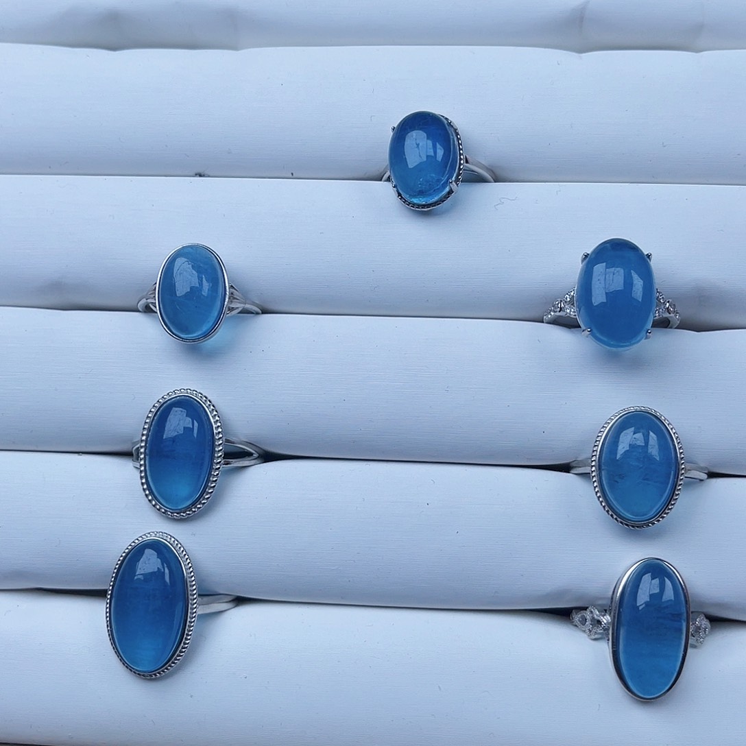 无非金属海蓝宝戒指