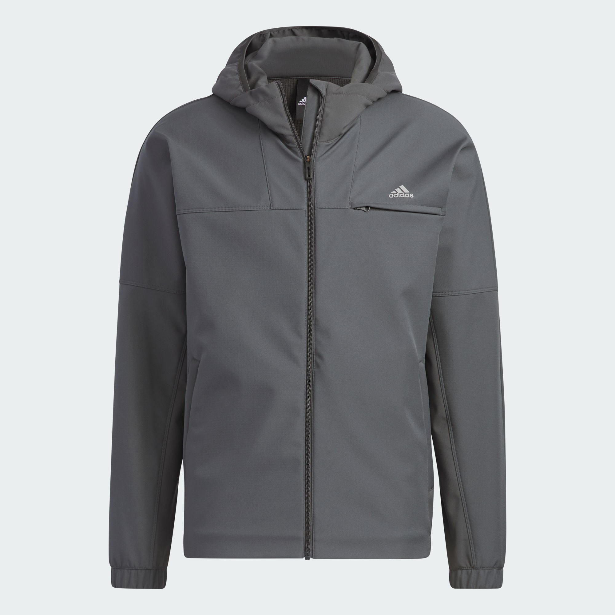Adidas阿迪达斯外套男士冬季新款户外运动加绒保暖防风夹克IK7354