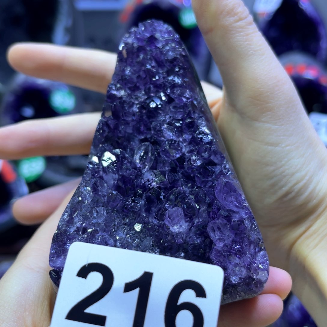 紫晶摆件未镶嵌紫水晶