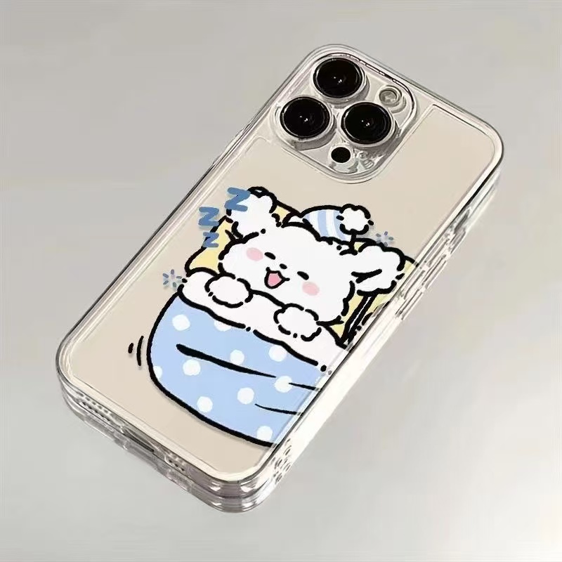 是喵是狗适用于苹果16ProMaxiphone手机壳太空壳情侣保护套可爱