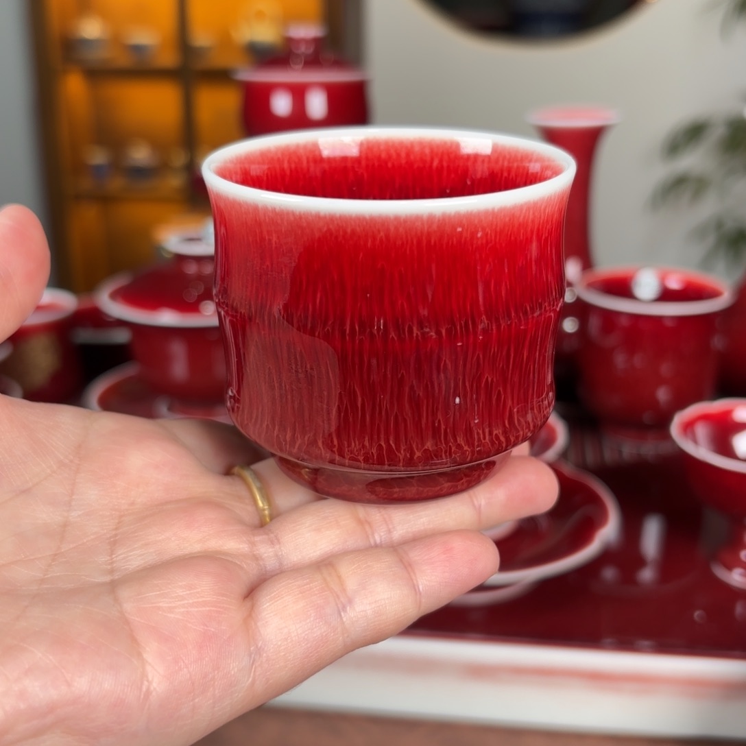 杯子景德镇高温原矿釉