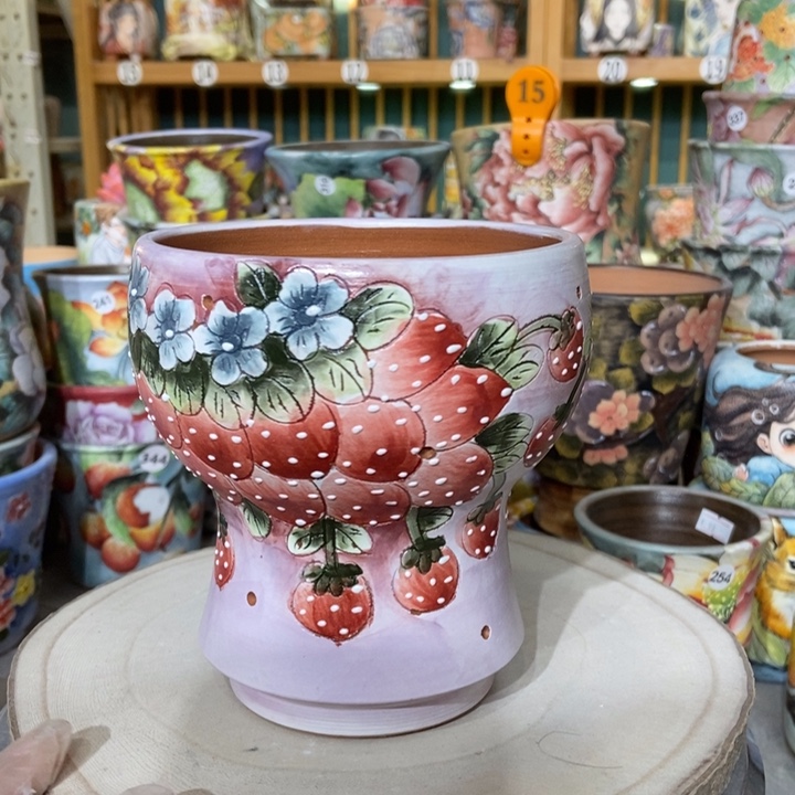 红陶景德镇艺术手绘作品