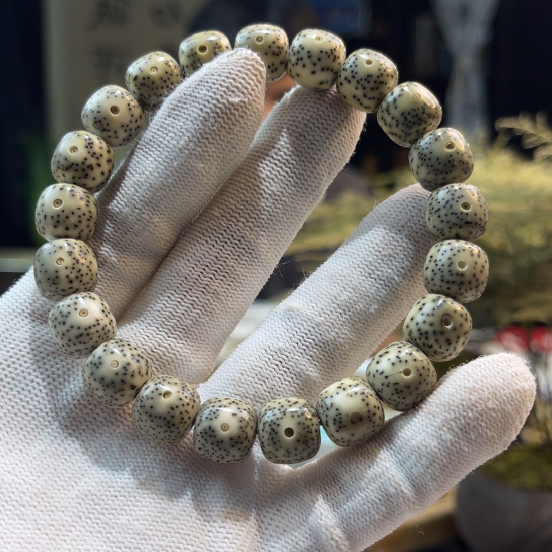 星月菩提手串老油青花A6