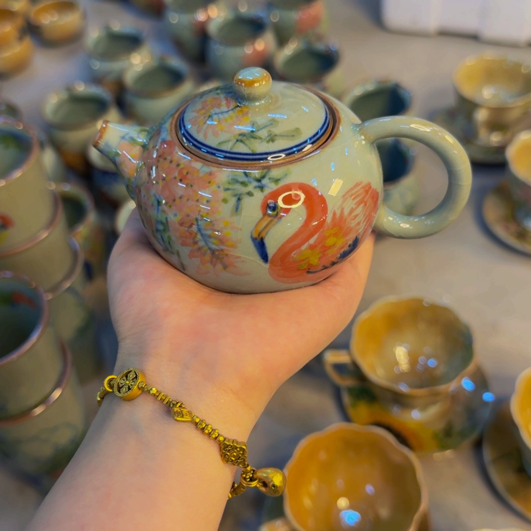 瓷片景德镇陶瓷手工手绘