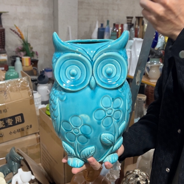 摆件高32口10公分微瑕捡漏做旧款