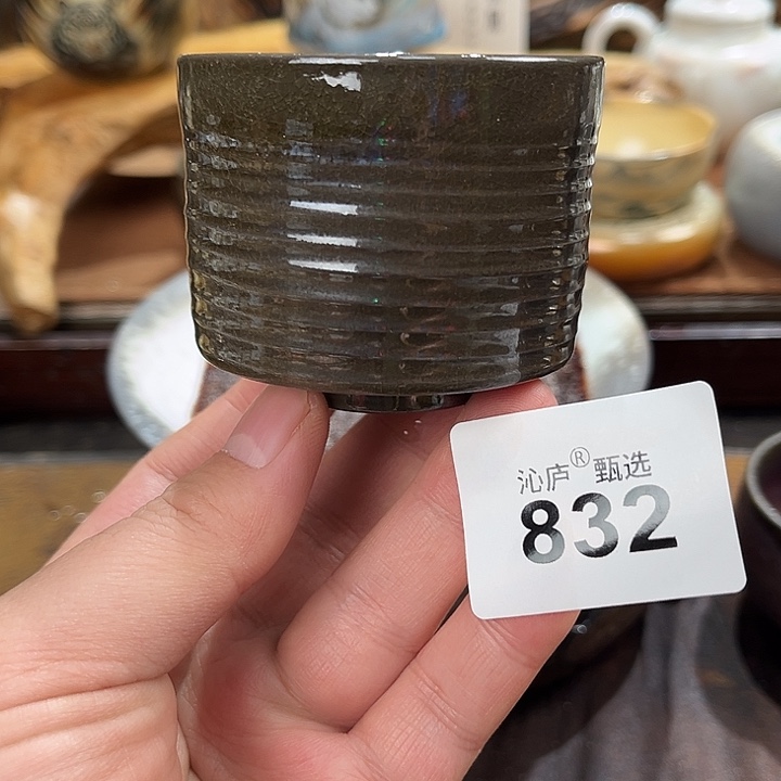 沁庐柴窑古法柴烧全手工茶具