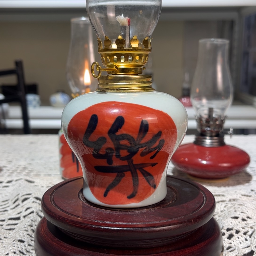 摆件景德镇陶瓷香薰灯