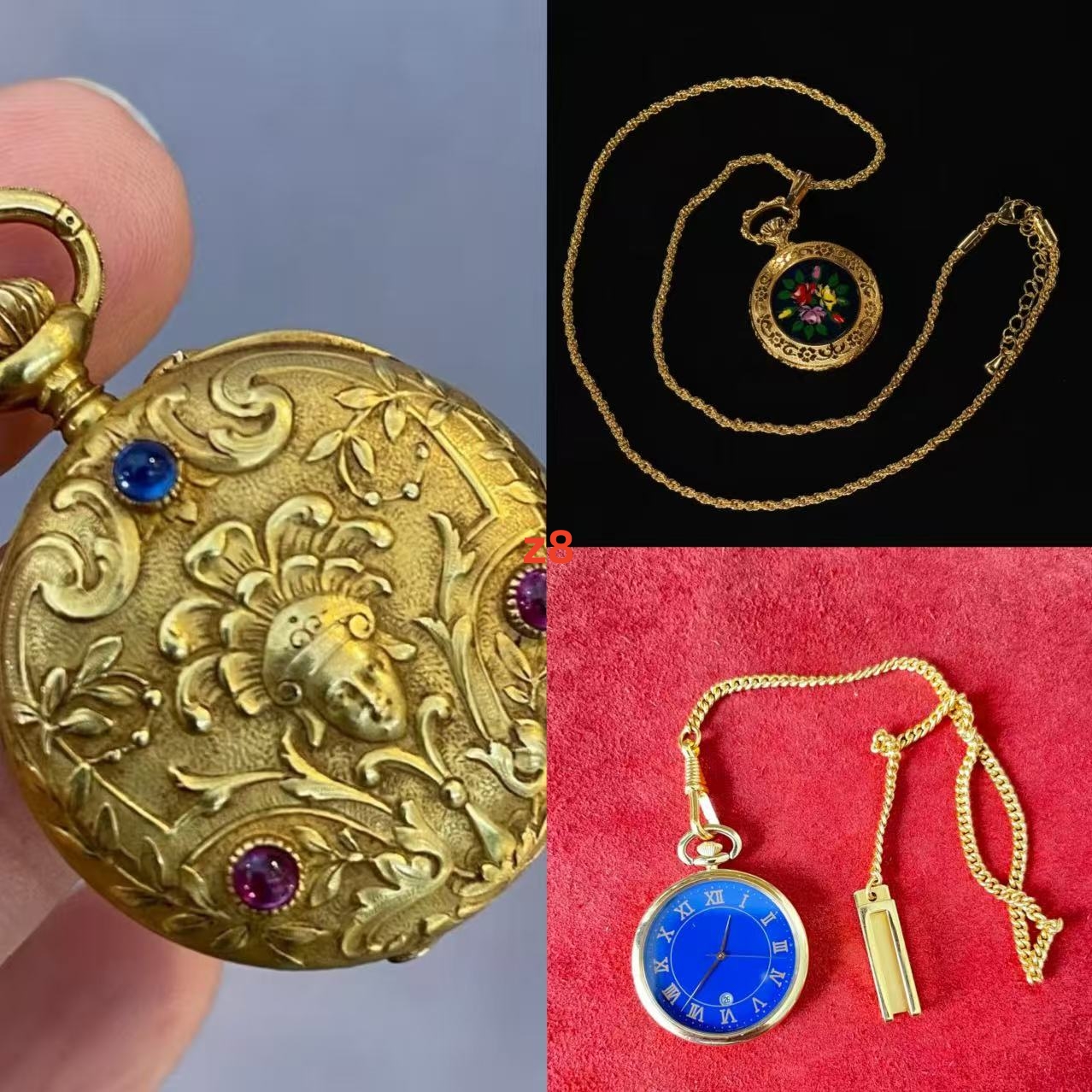 复古怀旧潮流石英怀表古典机械时尚风，发货以直播间展示为准z130