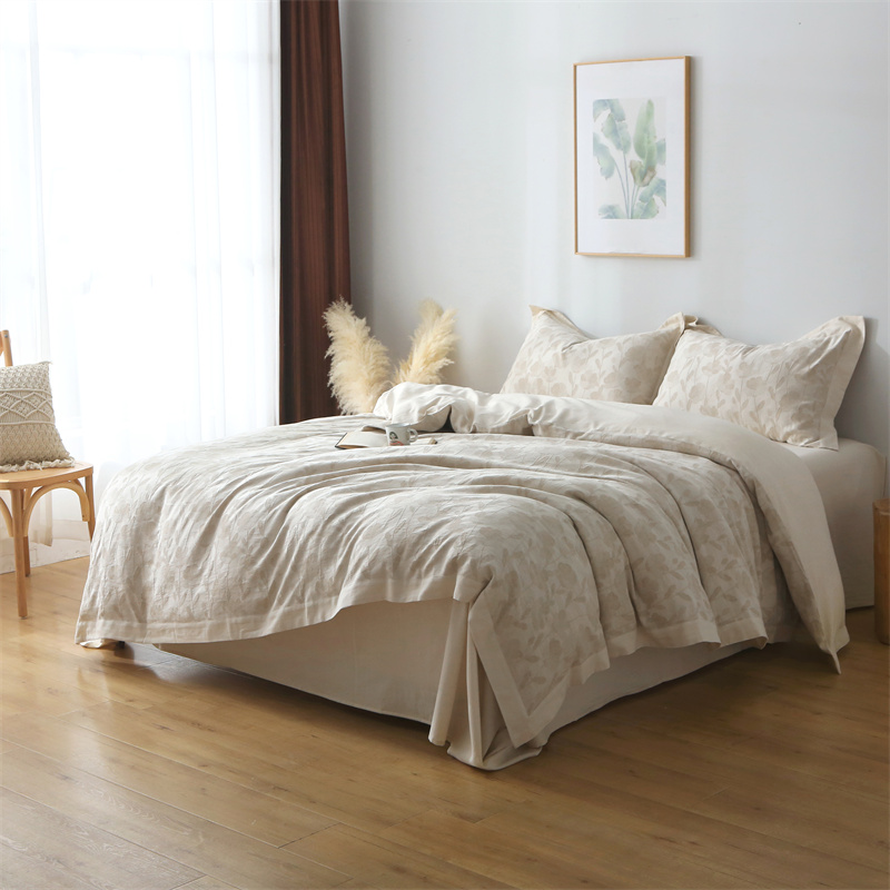 法式复古大提花棉麻四件套